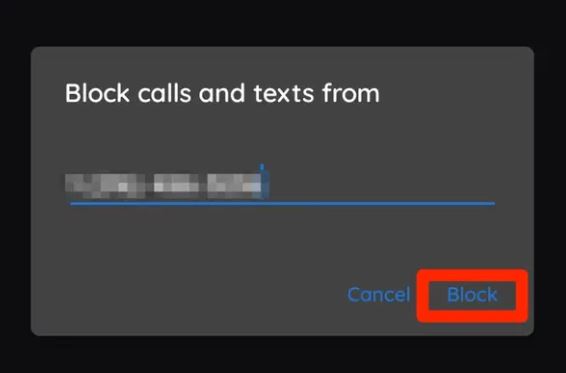 كيف أحظر رقم من الاتصال بي في الاندرويد 
