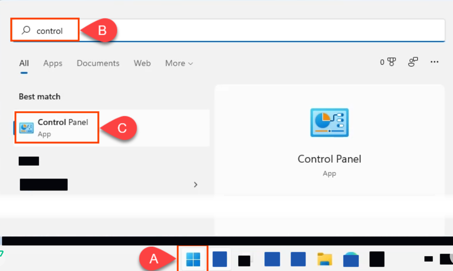 طريقة حذف التطبيقات في الويندوز عبر لوحة التحكم Control Panel