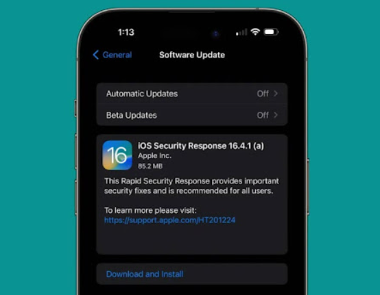 تحديث iOS 16.4.1