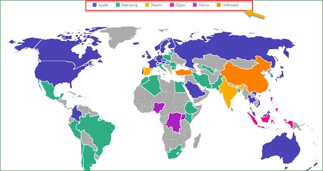 العلامات التجارية للهواتف