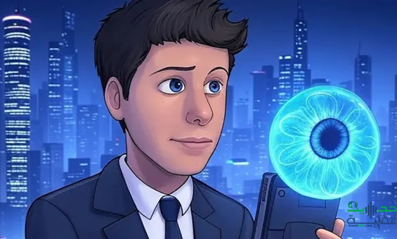 شبكة اجتماعية تتطلب مسح قزحية العين