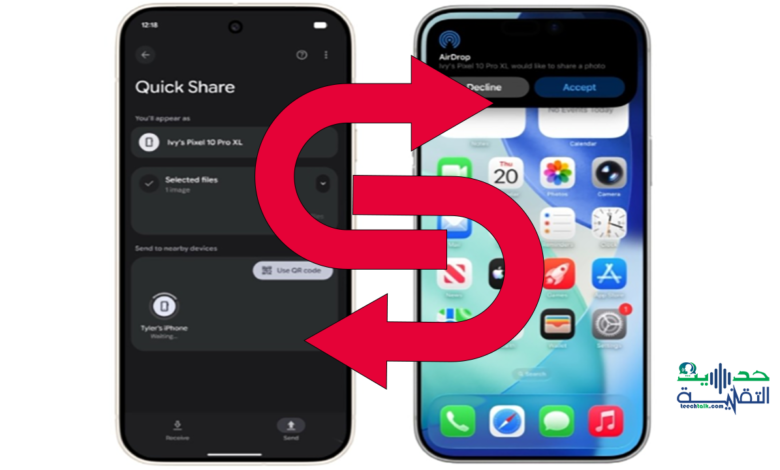 هواتف تدعم AirDrop