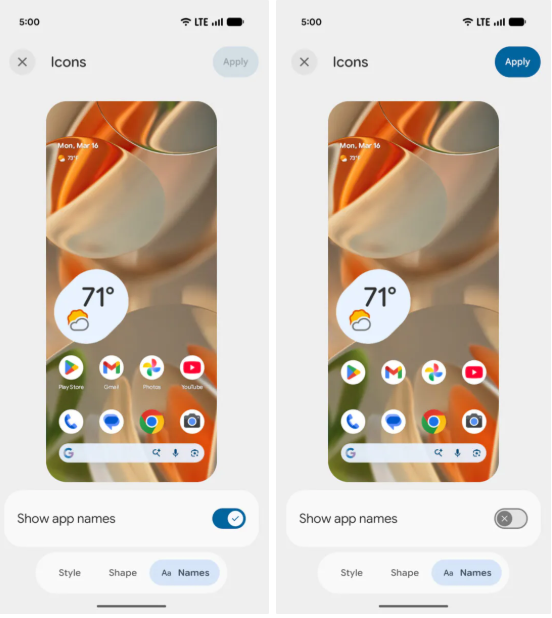 اندرويد 17 بيتا 3