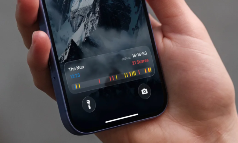 An app that warns you in advance of every sudden scary moment in movies