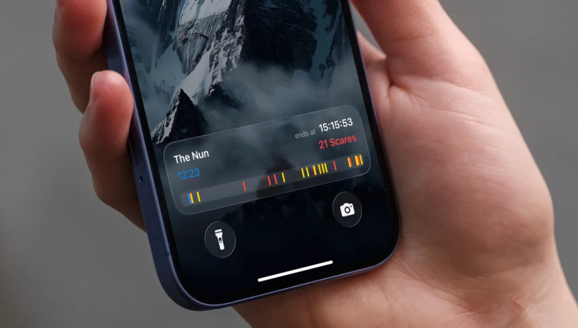An app that warns you in advance of every sudden scary moment in movies