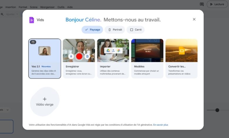 new update Google Vids