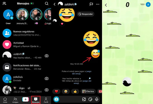 لعبة مخفية داخل تيك توك