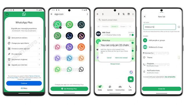 ميزات واتساب بلس الجديد
