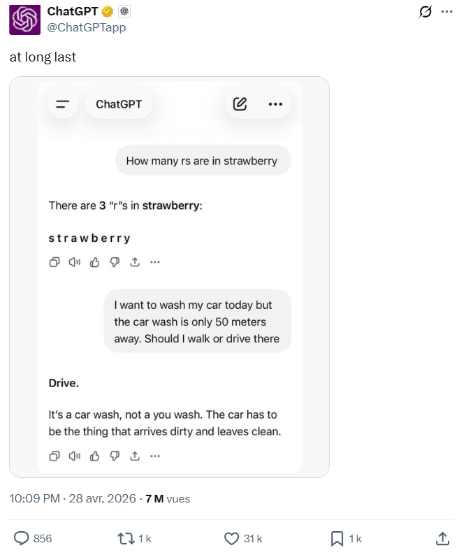 ChatGPT حرف “r” 