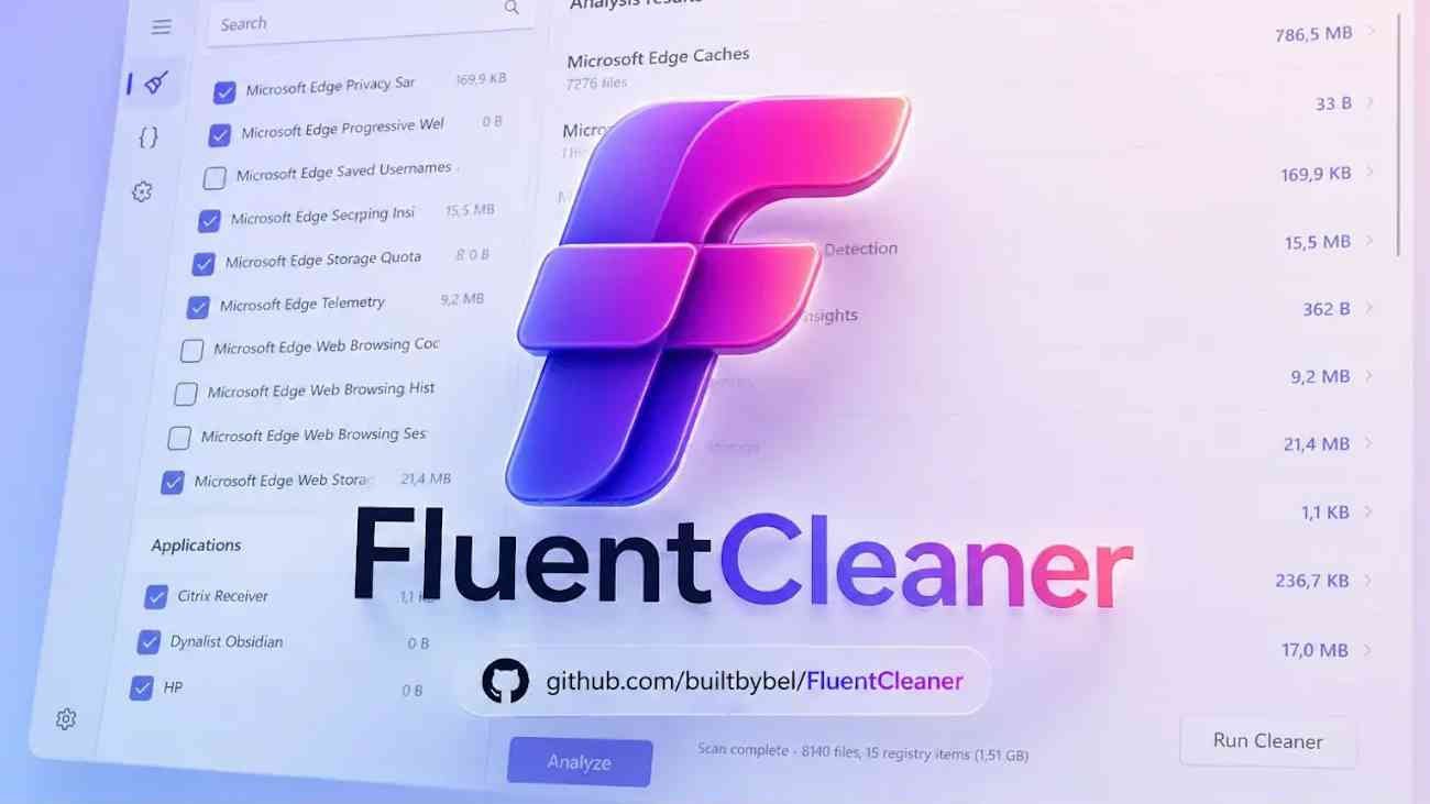 برنامج FluentCleaner