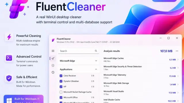 برنامج FluentCleaner